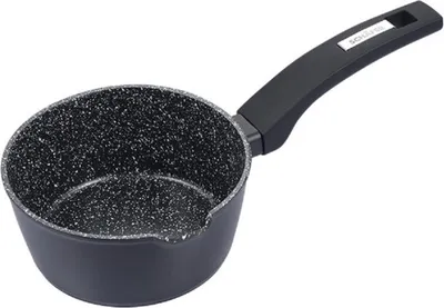 Produktbild von Kochgeschirr in Schwarz für Ihre Küche - Die perfekte Ausstattung für jeden Koch Stieltopf Ø 16cm