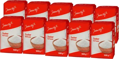 Produktbild von Jeden Tag Zucker Raffinade 10x 1kg