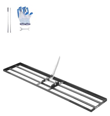 Obrázek produktu pro VEVOR hrábě na vyrovnávání trávníku, vyrovnávací hrábě s násadou 213 cm, základní deska 1219 x 254 mm, 2 nastavitelné výšky, pro zahrady a golfová hřiště
