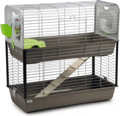 Image de Beeztees Cage à lapins Caesar 3 Double 100x50x97 cm 266888