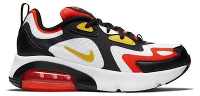 Obrázek produktu pro Nike Air Max 200 (GS) černá/bílá/červená/žlutá, model AT5627-005, velikost EUR 39