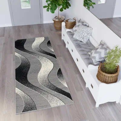 Produktbild von Tapiso Läufer DREAM Modern Grau Schlafzimmer  140 x 280
