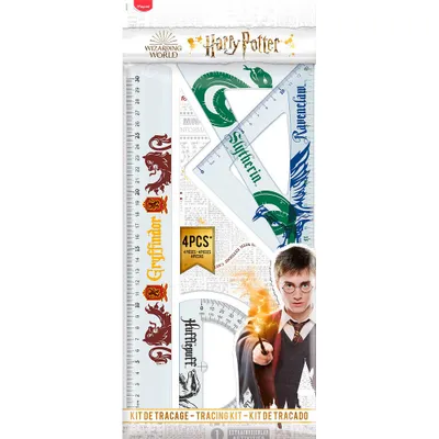 Produktbild von maped Geometrie-/Zeichenset Harry Potter transparent