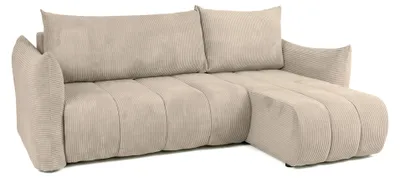 Produktbild von Universelles Ecksofa mit Schlaffunktion Flo Mini, Poso cappuccino (02)