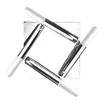 Productafbeelding van Plafondlamp SAX, 4x E14/9W, chroom, lengte: 410, hoogte: 410, dimbaar