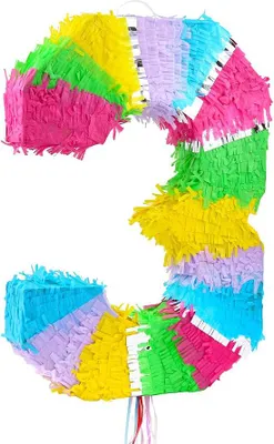 Immagine prodotto di Piniata cyfra 3 pastelowa dekoracja urodzinowa 50 cm