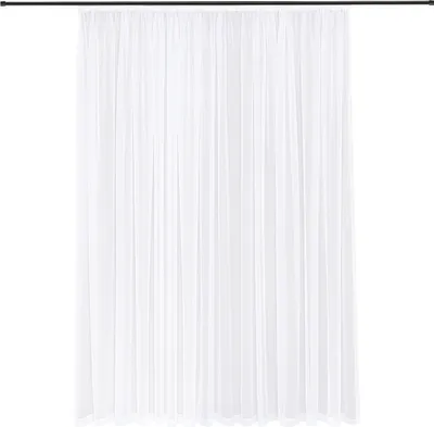 Produktbild von Store "Mali" mit Kräuselband, Uni B = 300 x H =245 cm transparent