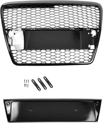 Produktbild von DIEDERICHS 1026241 Kühlergrill Frontgrill für AUDI A6 Avant (4F5, C6) Schwarz Glänzend