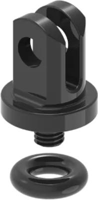 Produktbild von Lezyne 1-LED-GPADAL-V104, Adapter, Schwarz