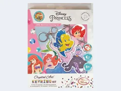 Produktbild von Diamantmalerei von Brandunit – Disneys kleine Meerjungfrau-Schlüsselanhänger
