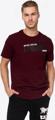 Immagine prodotto di Maglietta uomo regular fit WALKLEY Vintage Oxblood L Lonsdale