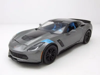 Produktbild von Maisto Corvette Grand Sport 2017 1:24 grau metallic