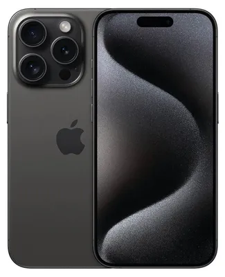 Produktbild von Apple iPhone 15 Pro 6.1" 256GB Titanium Schwarz