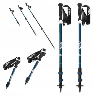 Produktbild von Nils TK8601 Trekkingstöcke Blau Verstellbar Leicht