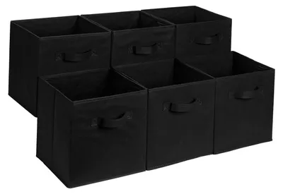 Produktbild von A. Basics zusammenklappbarer Aufbewahrungswürfel/Organizer aus Stoff mit Griffen