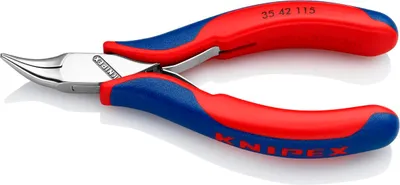 Zdjęcie produktu dla Knipex 35 42 115 SB Electrical &amp; precision engineering Round nose pliers 45-degree Tool steel 115 mm