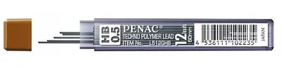 Produktbild von Penac Ersatzminen 0,5mm HB für Bleistifte 12 Stück