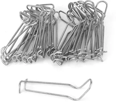 Produktbild von Famanu Pflanzenstütze Federclip - 30 Stück Edelstahl Clips