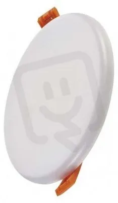 Immagine prodotto di Pannello LED da 125 mm, rotondo, da incasso, bianco, 11 W, luce calda