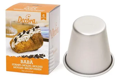 Zdjęcie produktu dla Decora 0062962 Formy do babeczek, aluminium, srebrne, zestaw 6 sztuk