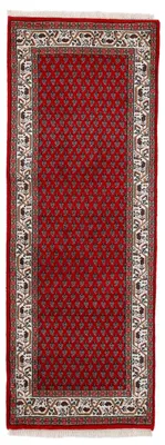 Produktbild von Mir Teppich Läufer Rot 80x300 cm | Moderner Teppich für Wohn- und Schlafzimmer