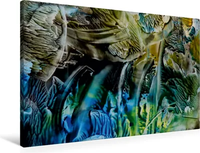 Produktbild von Calvendo Textil-Leinwand 90 cm x 60 cm quer Dschungel unter Wasser, Stephan Angelika; 7336363