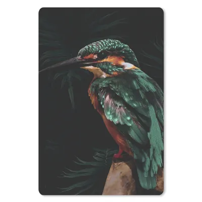 Produktbild von MuchoWow® Mauspad Mousepad Eisvogel - Zweig - Bunt 18x27 cm - Mousepads - Maus Mat - Pad - Mausunterlage