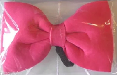 Produktbild von W53520-11 pink Damen Herren Schaumstoff Fliege Schleife