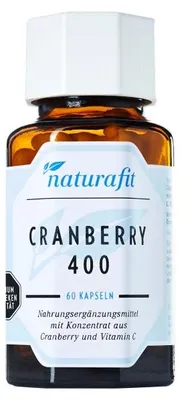 Image de naturafit Cranberry 400 gélules, 60 gélules