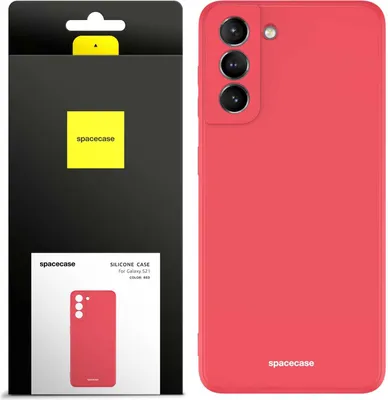 Obrázok produktu pre Silikónový obal SPACECASE Silikónový obal pre Galaxy S21 Red