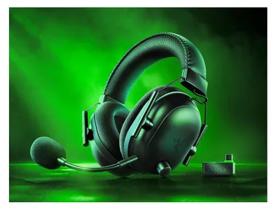 Produktbild von Razer BlackShark V2 Pro, Kabellos, Gaming, 12 - 28000 Hz, 430 g, Kopfhörer, Schwarz
