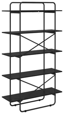 Zdjęcie produktu dla Półka na książki, 5 półek, wymiary: 100 x 35 x 175,5 cm, materiał: płyta wiórowa