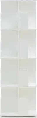 Produktbild von Drehbares Bücherregal 'Talöpintaa' 129 x 40 x 40 cm Kinderregal mit 4 Ebenen Weiß