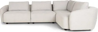Image de Bergen canapé d'angle réversible beige.