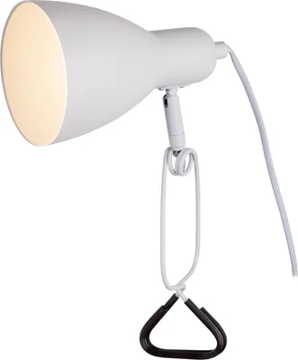 Produktbild von NÄVE Klemmtischleuchte 3194923, 18W, E14, weiß