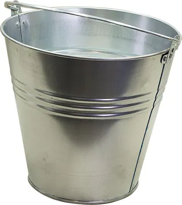 Produktbild von UNUS® Zinkeimer 12 Liter Blecheimer Metalleimer Wassereimer Dekoeimer verzinkt