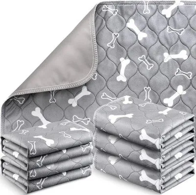 Obrázok produktu pre Umývateľné podložky Famanu pre psov – sivé, 16 x 24 palcov