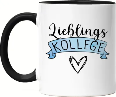 Produktbild von Lieblingskollegin Tasse Schwarz Arbeitskollegin Abschiedsgeschenk Rente Ruhestand Büro