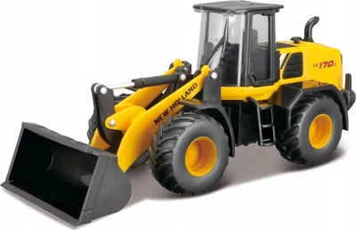 Immagine prodotto di Bburago 18-32083 - Veicolo giocattolo - Pala gommata New Holland W170D (giallo, scala 1:50)