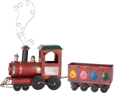 Immagine prodotto di Clayre & Eef Decorazione natalizia Figura 63x15x38 cm Metallo rosso