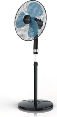 Produktbild von Brandson Standventilator mit 3 Geschwindigkeitsstufen, Standfuß höhenverstellbar, Ventilator mit hohem Luftdurchsatz, Oszillationsfunktion 80°, Schwarz