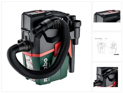 Produktbild von Metabo AS 18 L PC Compact Akku-Sauger( ohne Beutel, Akku u  Ladegerät)