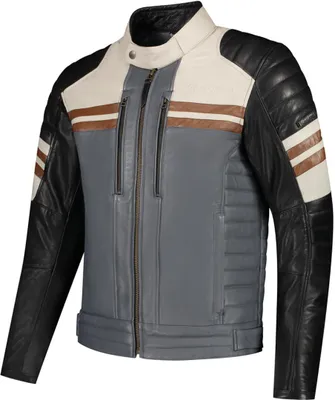 Immagine prodotto di Rusty Stitches Steve Giacca in pelle Multicolore M Uomo Multicolore M