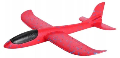 Produktbild von Dromader FJ Styroporflugzeug Rot Kinderspielzeug