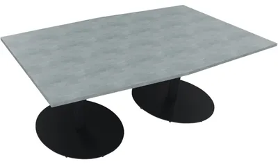 Produktbild von Bespr.ti. Tonneau Tellerfuß Rund B2000xT1000/1100xH720 an/Beton