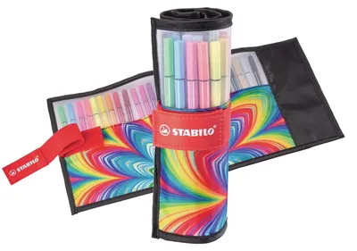 Obrázek produktu pro STABILO 6825-071-20, 25 barva/barev, Vícebarevný, Kuličkový hrot, 1 mm, Vícebarevný, Šestihranný