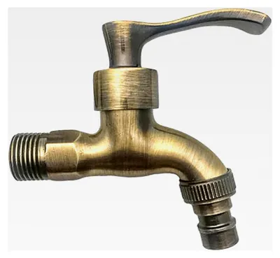 Produktbild von Außenwasserhahn aus Bronze, Waschmaschinenanschluss, Vintage-Garten-Wasserhahn, geeignet für Küche und Bad