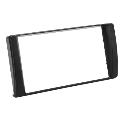 Imagen del producto de Marco para radio de coche, moldura para el panel frontal del coche, moldura para el sistema de audio, marco para panel de reproductor de CD, soporte para radio, marco para radio 2DIN