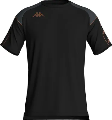Produktbild von Kappa Mavio T-Shirt Herren - Schwarz / Grau  | Größe: L