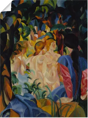 Produktbild von ARTland Poster Badende Mädchen. 1913. Größe: 45x60 cm